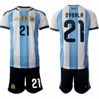 Nogometni dresi komplet Paulo Dybala #21 Argentina Domači SP 2026
