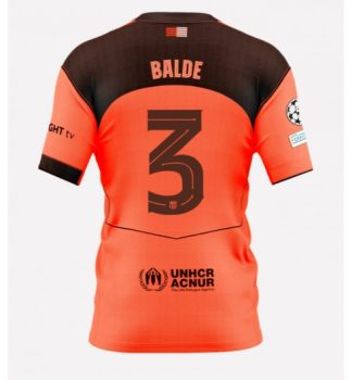 Alejandro Balde #3 Nogometni dresi Barcelona Tretji 2025-26 Moški oranžna