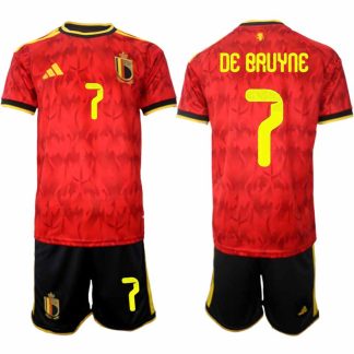 Moški Nogometni dresi kompleti Kevin De Bruyne #7 Belgija Domači SP 2026
