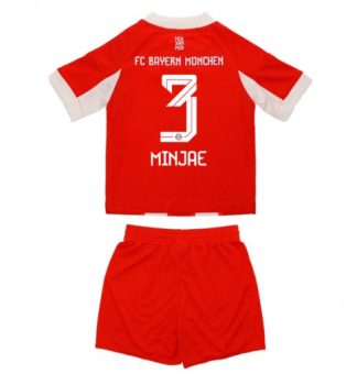 Nogometni dresi kompleti Kim Min-jae #3 FC Bayern Munich Domači 2025-26 Otroški