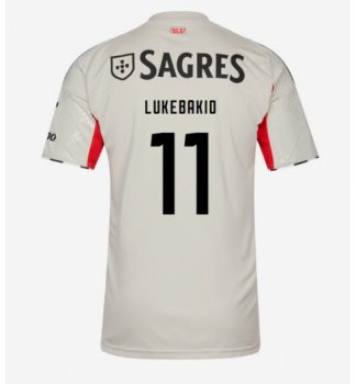 Poceni Nogometni dres Dodi Lukebakio #11 Benfica Gostujoči 2025-26