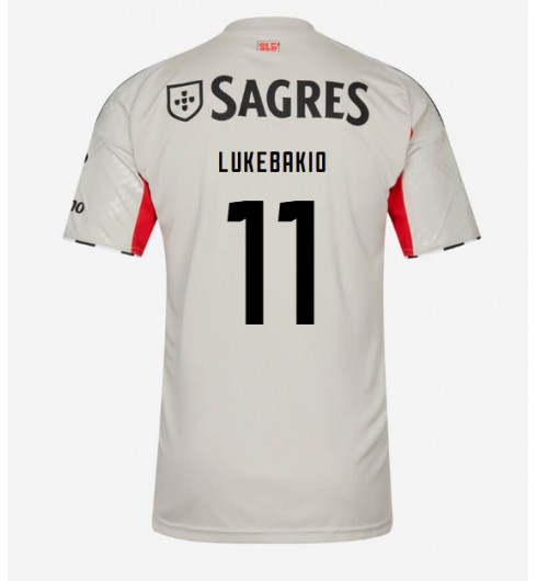 Poceni Nogometni dres Dodi Lukebakio #11 Benfica Gostujoči 2025-26
