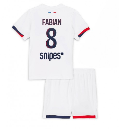 Nogometni dresi kompleti Paris Saint-Germain PSG Gostujoči 2025-26 Fabian Ruiz 8