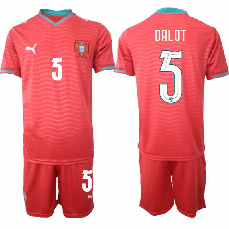 Nogometni dresi reprezentance Portugalska Domači SP 2026 – Diogo Dalot #5