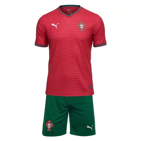 Otroški Nogometni dresi kompleti Cristiano Ronaldo #7 Portugalska Domači SP 2026