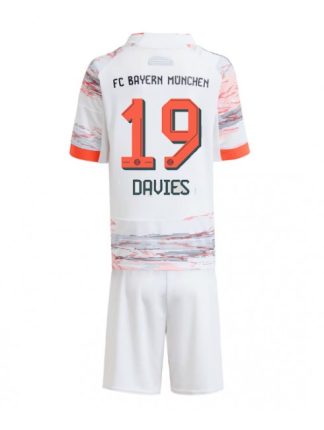 Otroški dresi kompleti Bayern Munich Gostujoči 2025-26 Alphonso Davies 19