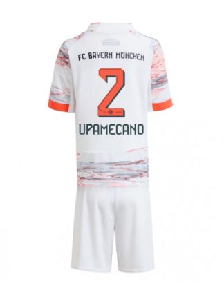 Otroški dresi kompleti Bayern Munich Gostujoči 2025-26 Dayot Upamecano 2