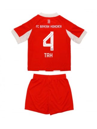 Otroški Nogometni dresi kompleti Bayern Munich 2025-26 Domači Jonathan Tah 4
