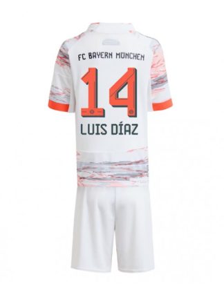 Otroški dresi kompleti Bayern Munich Gostujoči 2025-26 Luis Diaz 14