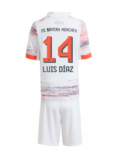 Otroški dresi kompleti Bayern Munich Gostujoči 2025-26 Luis Diaz 14