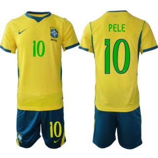 Novi Nogometni dresi kompleti reprezentance Brazilija Pelé #10 Domači SP 2026
