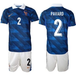 Poceni Nogometni dresi kompleti Francija Domači SP 2026 Benjamin Pavard #2