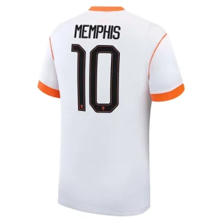 Nogometni dresi Nizozemska Gostujoči SP 2026 Moški Kratek Rokav Memphis Depay 10