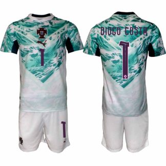 Nogometni dresi Portugalska Diogo Costa #1 Gostujoči SP 2026 Kompleti Moški