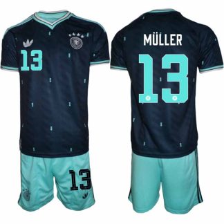 Poceni Nogometni dresi komplet reprezentance Nemčija DFB Thomas Müller #13 Gostujoči SP 2026