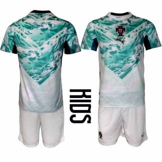 Nogometni dresi Portugalska reprezentance Gostujoči SP 2026 Otroški kompleti