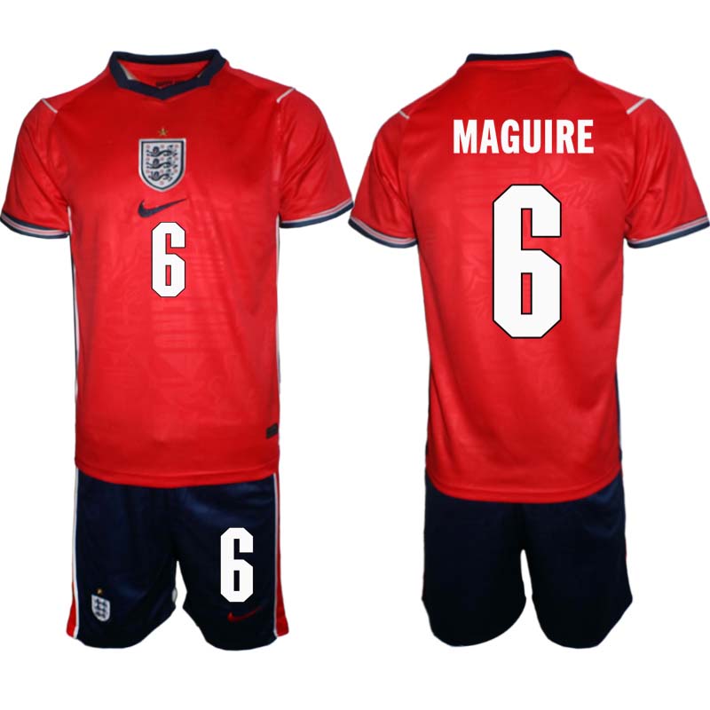 Nogometni dresi Harry Maguire #6 Anglija SP 2026 Gostujoči kompleti