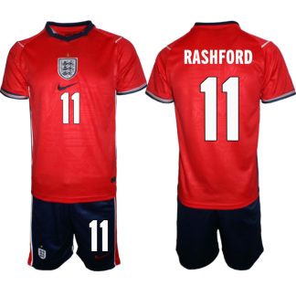 Nogometni dresi Anglija SP 2026 Marcus Rashford #11 Gostujoči kompleti