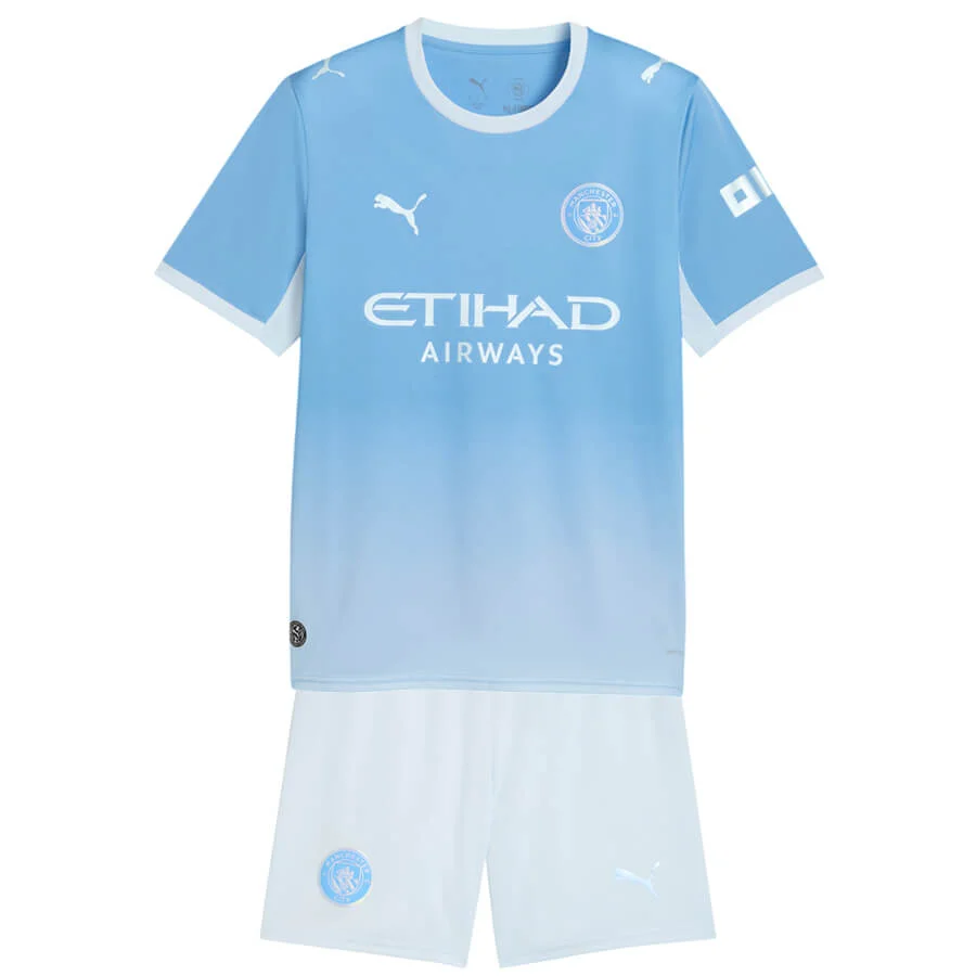 Nogometni dresi Manchester City Domači 2026-27 modra Otroški kompleti