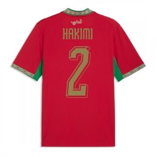 Poceni Nogometni dresi Maroko SP 2026 Achraf Hakimi #2 Domači rdeča