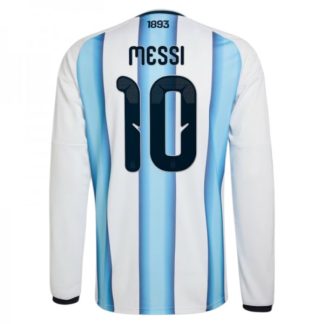 Novi Nogometni dresi Lionel Messi #10 Argentina Domači SP 2026 Dolgi Rokav
