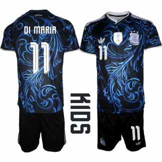 Novi Otroški nogometni dresi Argentina Ángel Di María #11 Gostujoči SP 2026