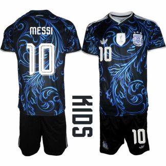 Novi Otroški nogometni dresi Argentina Lionel Messi #10 Gostujoči SP 2026