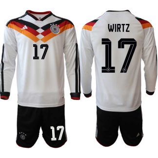 Poceni Nogometni dresi Nemčija DFB Florian Wirtz #17 Domači SP 2026 Dolgi Rokav + Kratke hlače