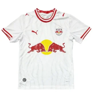 Poceni Nogometni dresi RB Leipzig Domači 2026-2027 bela Kratek Rokav