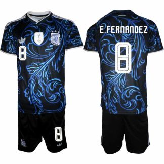 Poceni Nogometni dresi kompleti Argentina Enzo Fernández #8 Gostujoči SP 2026