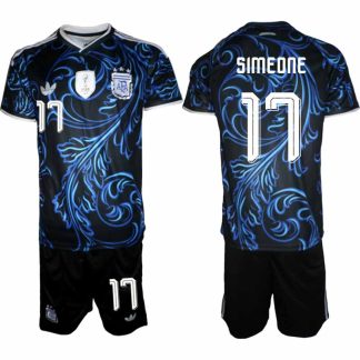 Poceni Nogometni dresi kompleti Argentina Giuliano Simeone #17 Gostujoči SP 2026