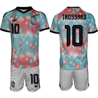 Poceni Nogometni dresi kompleti Belgija Leandro Trossard #10 Gostujoči SP 2026