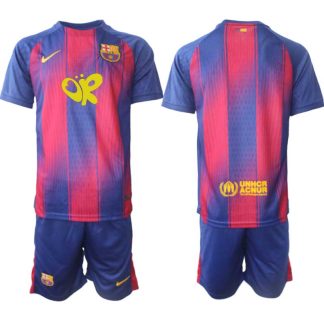 Poceni Nogometni dresi FC Barcelona x Olivia Rodrigo Domači 2025–26 kompleti
