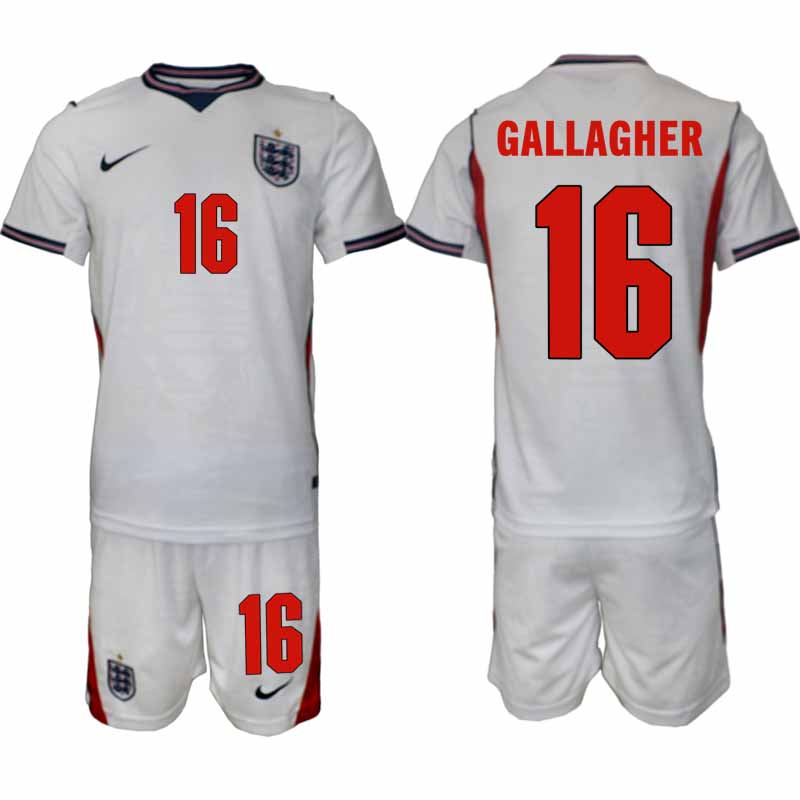 Poceni dresi za nogomet kompleti Anglija SP 2026 Conor Gallagher #16 Domači