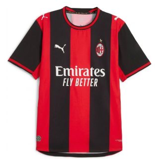 Poceni nogometni dresi AC Milan Domači 2026-27 Kratek Rokav