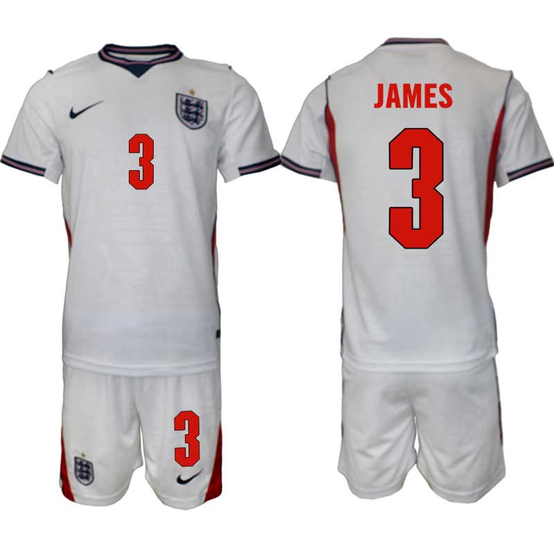Anglija SP 2026 Reece James #3 Domači Nogometni dresi kompleti