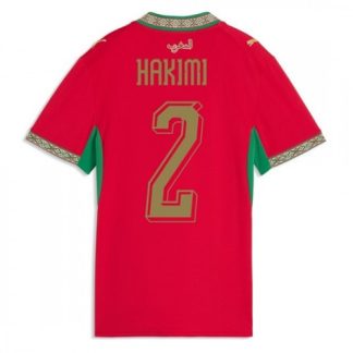Nogometni dres Maroko SP 2026 Achraf Hakimi #2 Domači rdeča Ženski