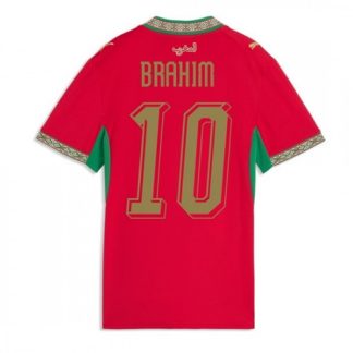 Nogometni dres Maroko SP 2026 Brahim Díaz #10 Domači rdeča Ženski