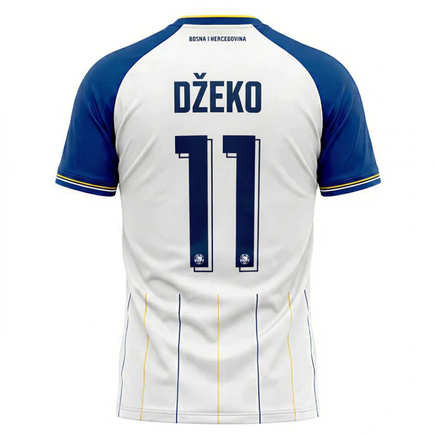 Moški dresi Bosna in Hercegovina SP 2026 Edin Džeko #11 Gostujoči 2026/27-1