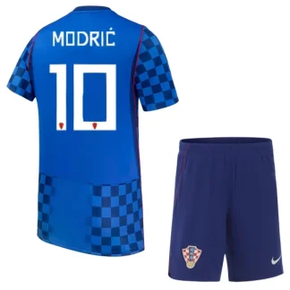 Otroški dresi Hrvaška SP 2026 Gostujoči Luka Modrić 10