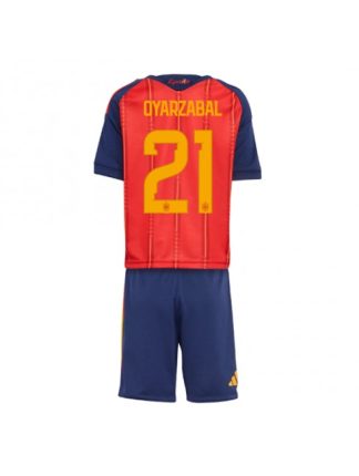 Otroški Španija Domači SP 2026 Nogometni dresi kompleti Mikel Oyarzabal #21