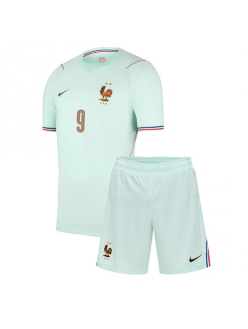 Francija Gostujoči SP 2026 Marcus Thuram #9 Otrošk Nogometni dresi kompleti -1
