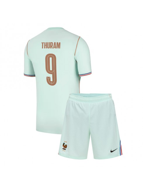 Francija Gostujoči SP 2026 Marcus Thuram #9 Otrošk Nogometni dresi kompleti