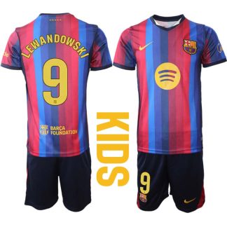 Otroški dresi Robert Lewandowski #9 FC Barcelona 2026-27 Domači kompleti