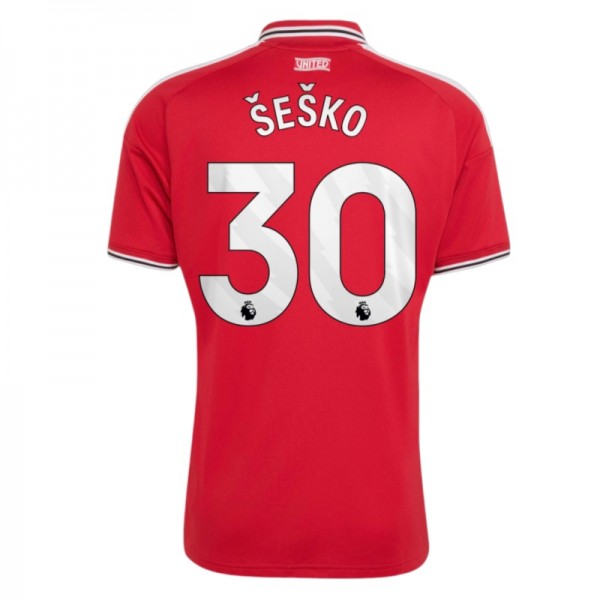 Manchester United dresi 2026/27 Domači Benjamin Sesko 30 Kratek Rokav
