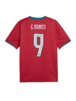 Nakup Portugalska dresi SP 2026 Goncalo Ramos #9 Domači rdeča Kratek Rokav
