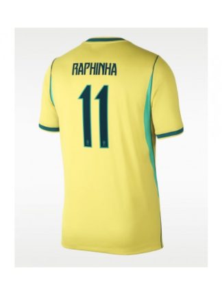 Brazilija SP 2026 Raphinha Belloli #11 Domači rumena Moški Nogometni dresi Kratek rokav