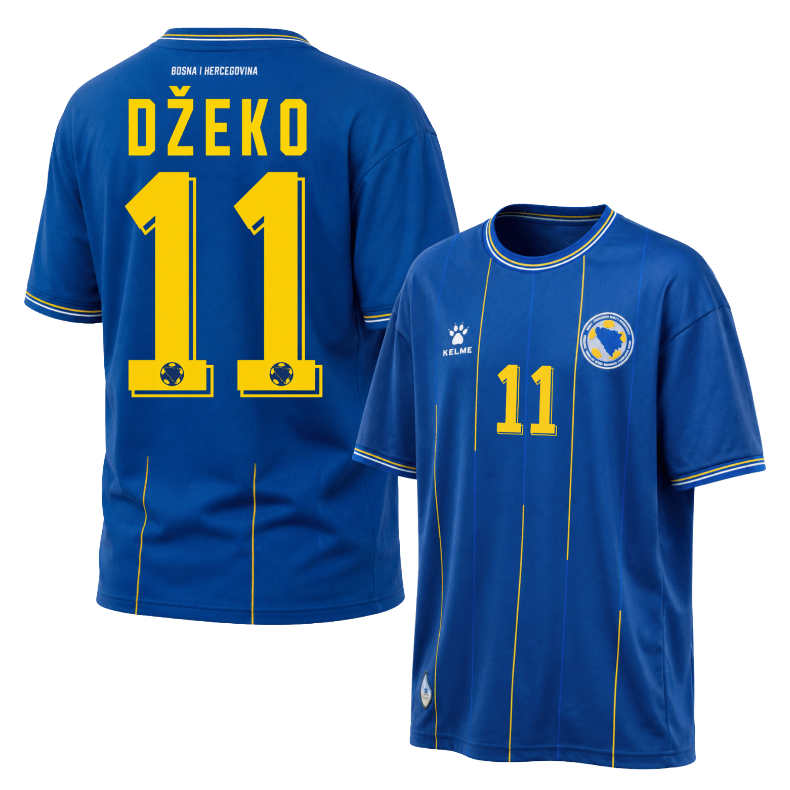 Bosna in Hercegovina SP 2026 Nogometni dresi Edin Džeko #11 Domači 2026/27-1