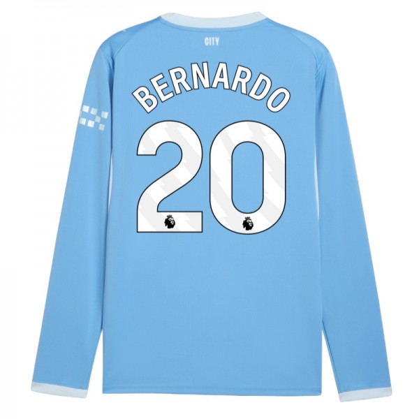 Manchester City Domači dresi 2026-27 Bernardo Silva #20 Dolgi Rokav