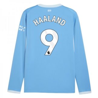 Manchester City Domači dresi 2026-27 Erling Haaland #9 Dolgi Rokav